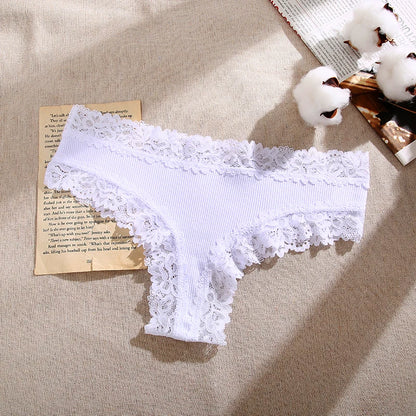 Lace Seamless Brazilian Pantie