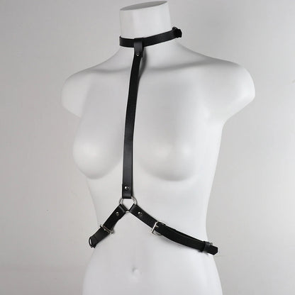 Strap Adjustable Fetish Chest Harness