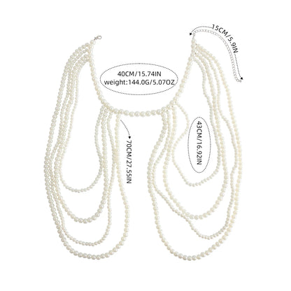 Orivessa pearl shoulder chain