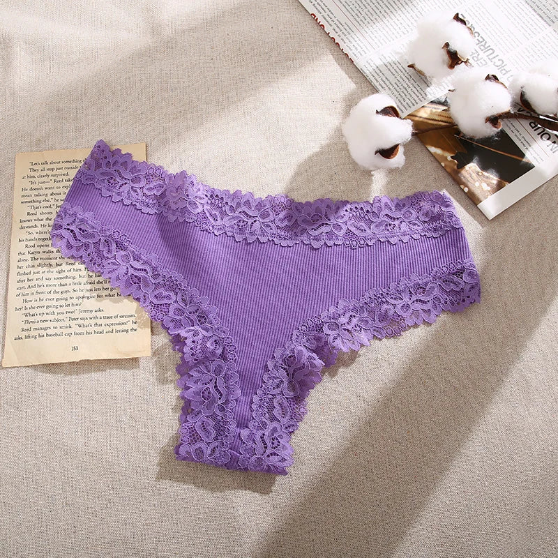 Lace Seamless Brazilian Pantie