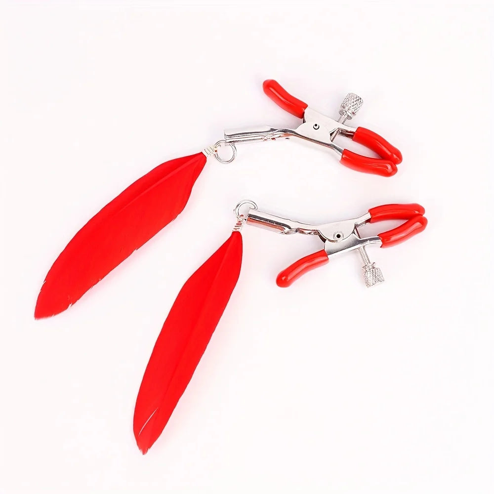 Sylvaraine Feather Nipple Clamps