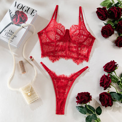 Aurora Kiss Lingerie Set