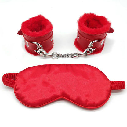 Velmira Handcuffs with Blindfold Kit