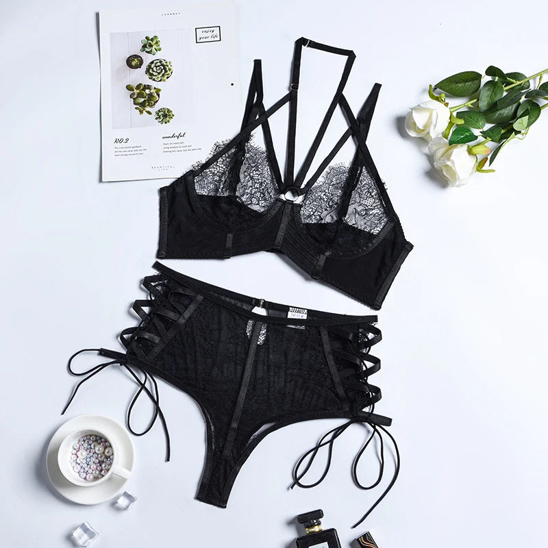 Romantic Lace Lingerie Set