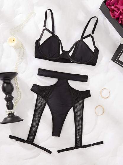 Shadow Petal Lingerie Set