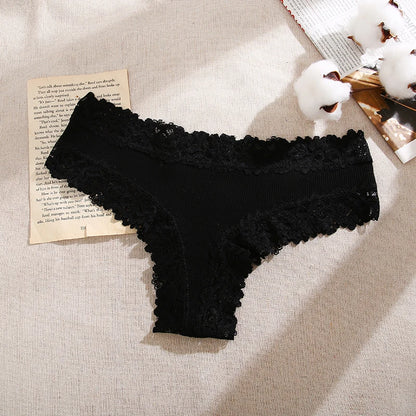 Lace Seamless Brazilian Pantie