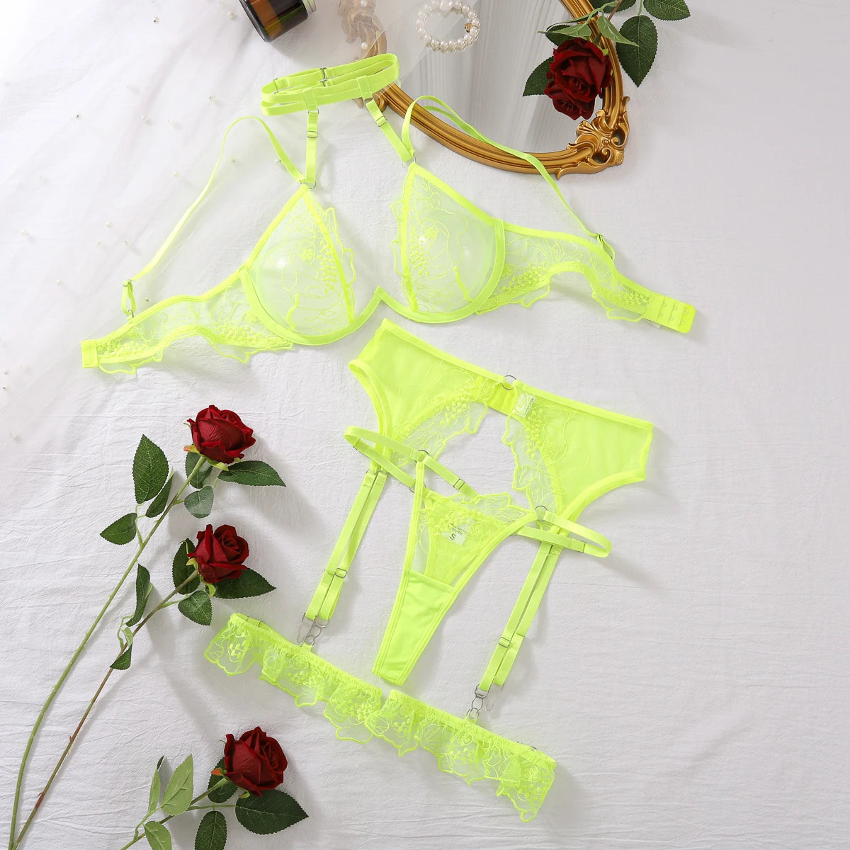 Lunar Lace Lingerie Set