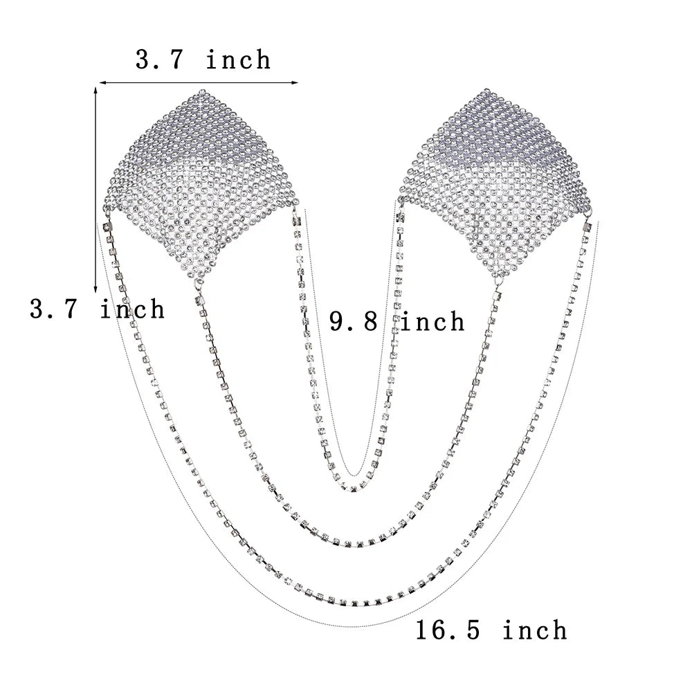 Elyndra Rhinestone Nipple Pasties