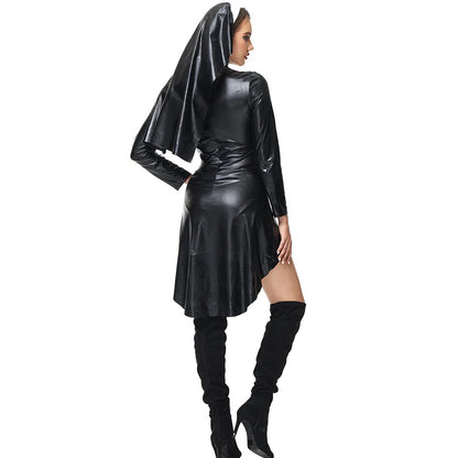 Leather Nun Habbit Costume