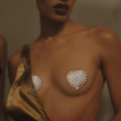 Bling Butterfly Nipple Stickers