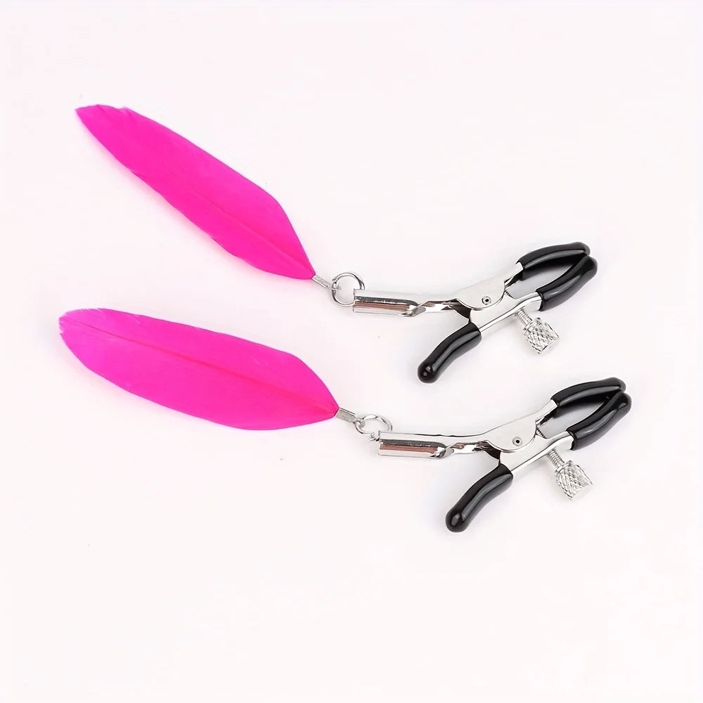 Sylvaraine Feather Nipple Clamps