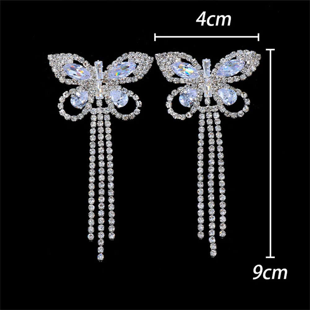 Bling Butterfly Nipple Stickers