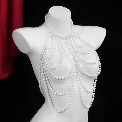 Jovienne Pearl Chest Chain