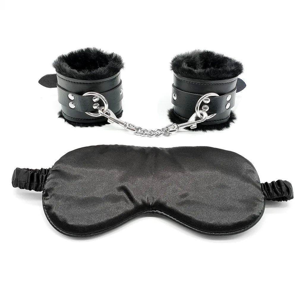 Velmira Handcuffs with Blindfold Kit