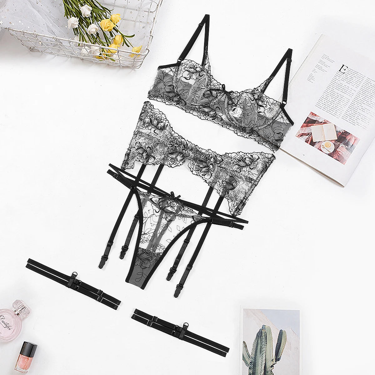 Painted Lady Lingerie Set