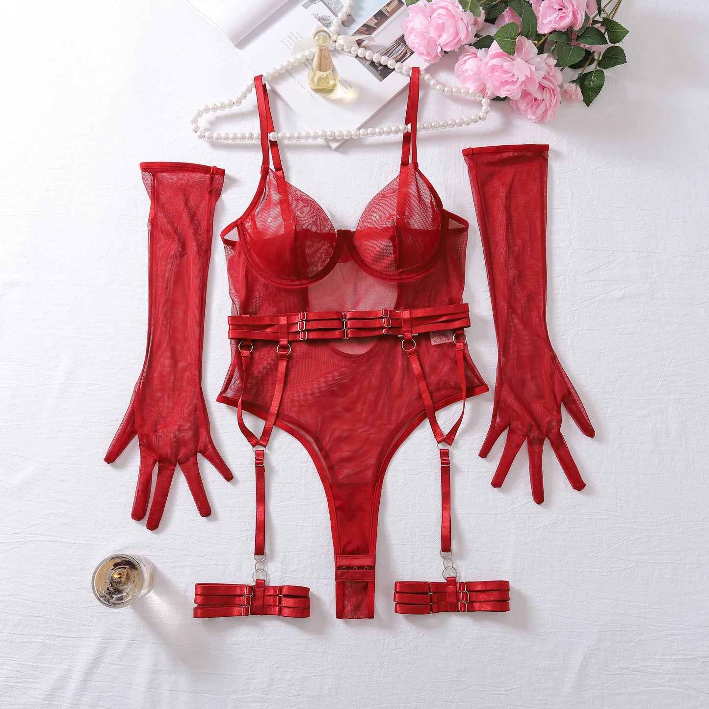 Celestial Bloom Lingerie Set