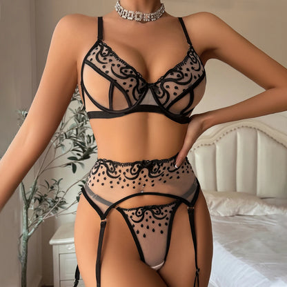 Swan Whisper Lingerie Set