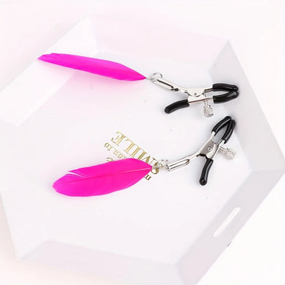 Sylvaraine Feather Nipple Clamps