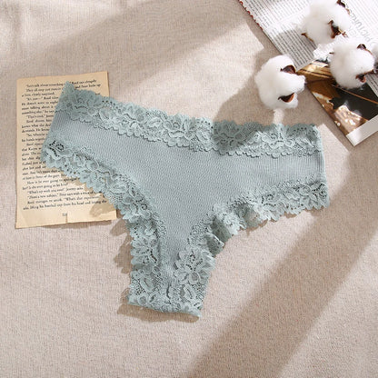 Lace Seamless Brazilian Pantie