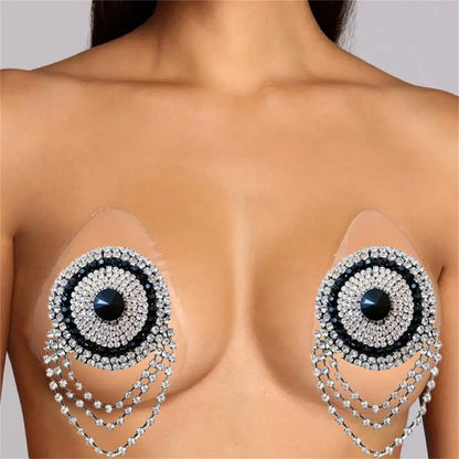 Bling Butterfly Nipple Stickers