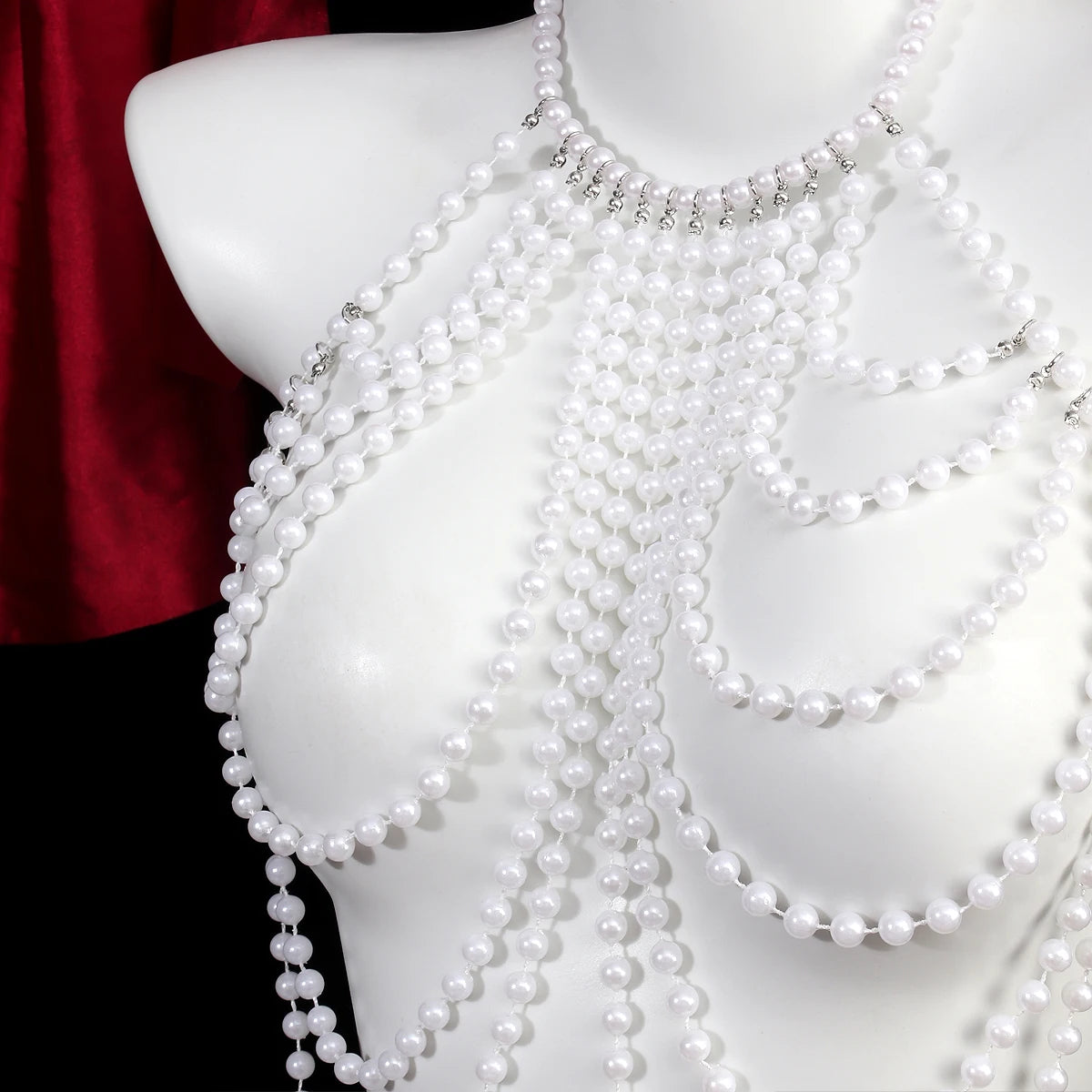 Jovienne Pearl Chest Chain