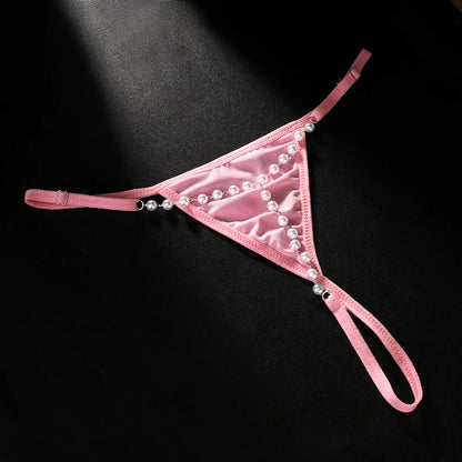 Sexy Pink Pearl Thong