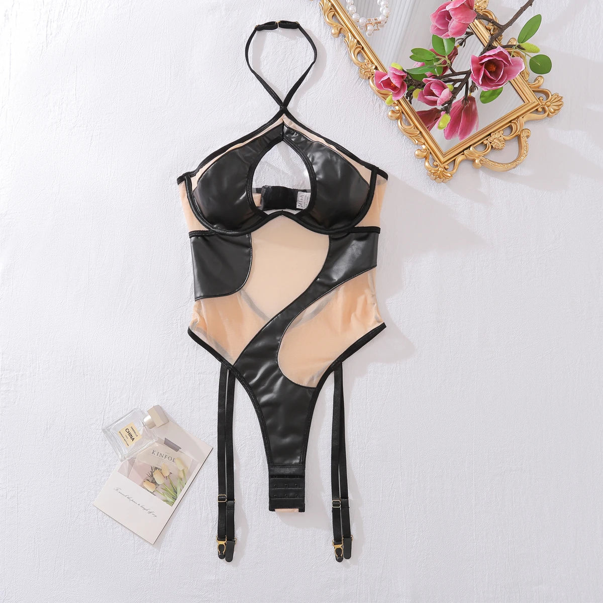 Velour Dusk Lingerie Set