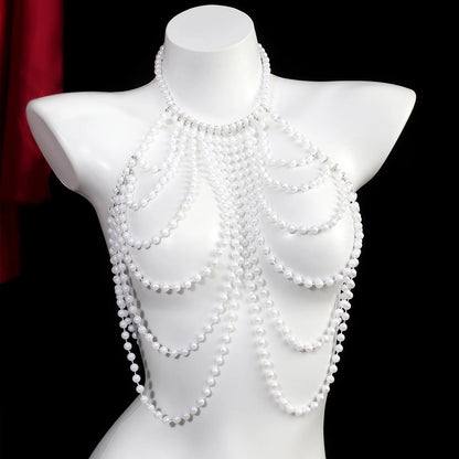 Jovienne Pearl Chest Chain